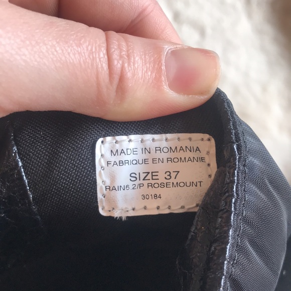 Pajar Rosemount Rainboot Black Size 37 - Picture 7 of 16